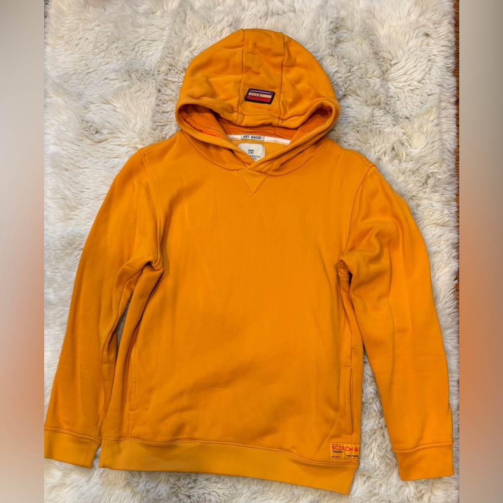 Scotch & Soda Vibrant Orange Hoodie